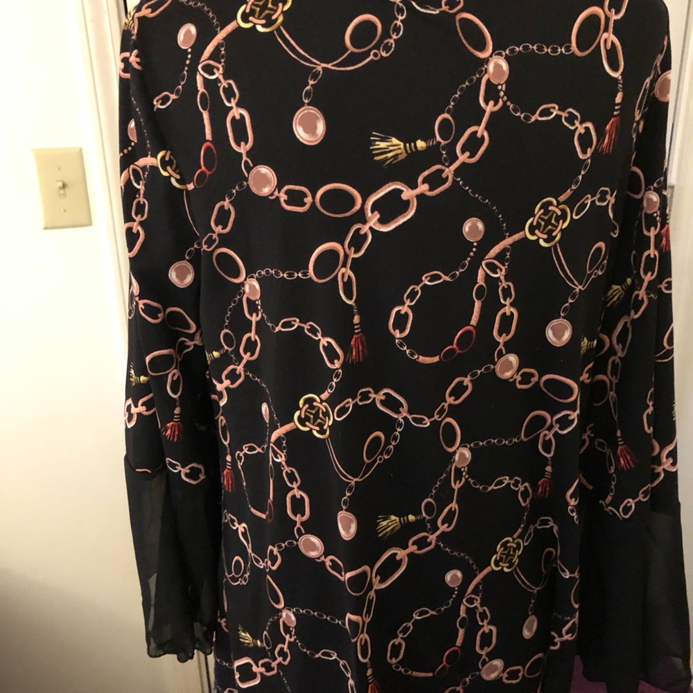 Women’s Elliott & Vine Plus Link Top Shirt Blouse 1X